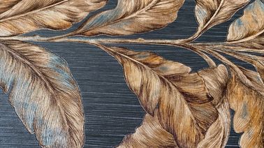 PVC Vinyl Wallpaper Rotary Screen Gravure Printing Machine Line 1370MM 1060MM